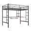 Lit mezzanine avec bureau et tablette