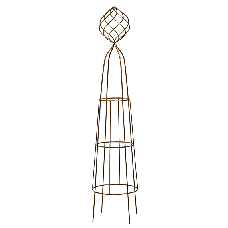 Baptistine Metal Plant Support, 60" H x 15" W x 15" D