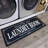 Non Slip Laundry Runner Rug,Black