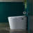 Smart Bidet Toilet With Zero Pressure Flush System, Auto Open/Close Foot Sensor Lid, Fragrance Function – Multi-Function Wash, Warm Air Dry & UV Self-Cleaning Nozzle For Low Water Pressure Homes