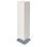 Four-Sided Pegboard Tower Floor Display on Revolving Base. Spinner Rack Stand. Panel Size: 14"W x 60"H