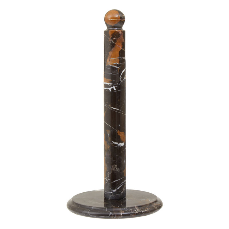 Lariviere Marble Paper Towel Holder, Black