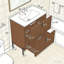 Meuble-lavabo 30 po avec lavabo en céramique-327678770