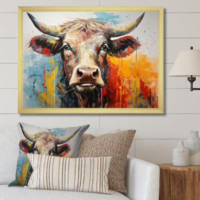 Kengo Cow Majestic Bovine Collage II - Vache, impressions encadrées