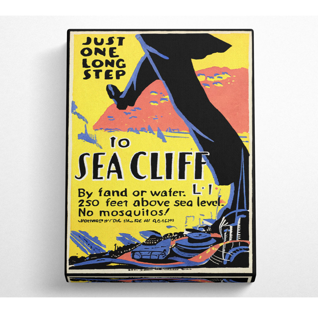 Sea Cliff - Kunstdrucke auf Segeltuch gewickelt