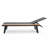 Chaise Lounge With Attached Wood Side Table, 1Pc-111457927
