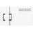 Zenith 34" W x 62" H Fixed Frameless Bathtub Screen with 3/8" Glass-99932139