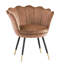 Fauteuil demi-tonneau en velours 28,35 po Willington-1540028922