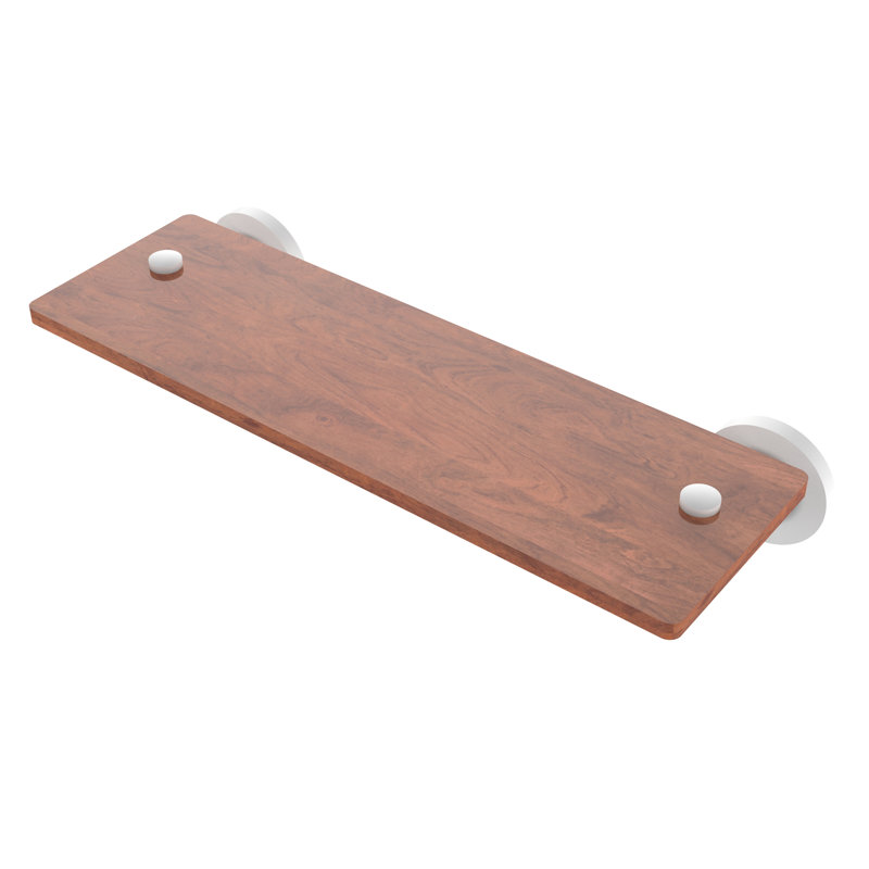 Arviso Accent Shelf, Matte White, 2.5" H x 16" W x 5" D