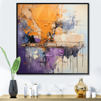 Collage Impressions V - reproduction sur toile tendue