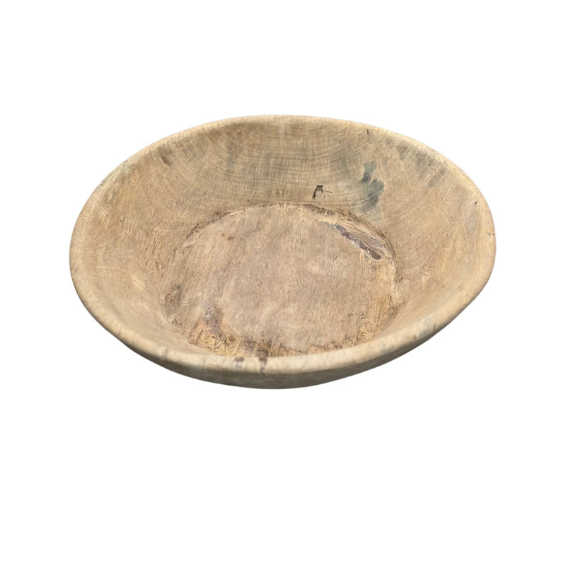 Bol en bois recyclé (LG), H 3 po x l 15,8 po x P 15,8 po
