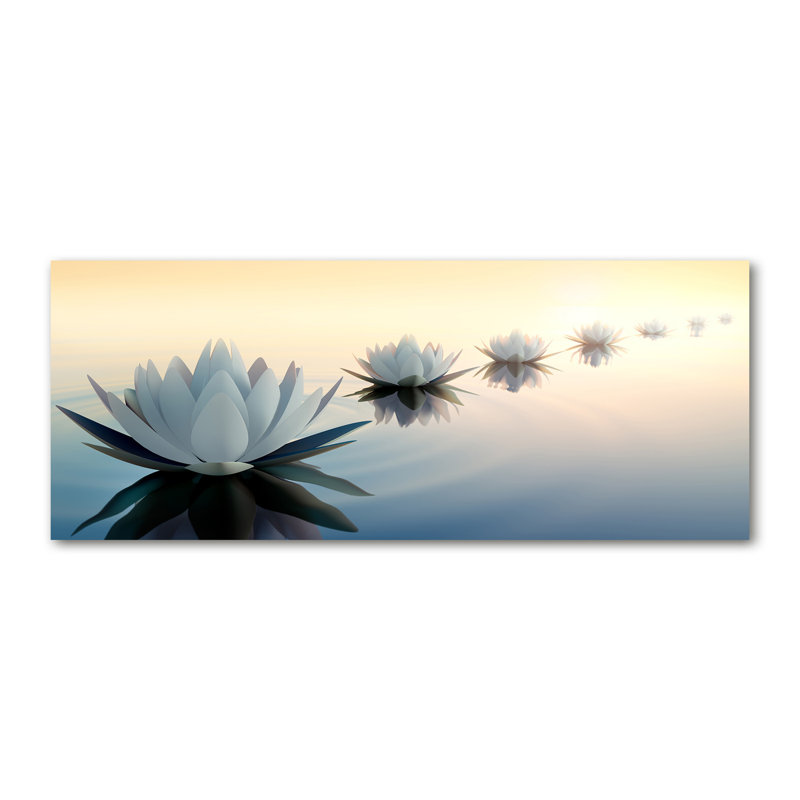 Lotus Flowers - No Frame Print on Canvas