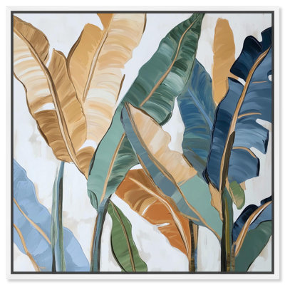 «Paradise Fronds IV», art floral tropical par 