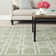 Dance Martha Stewart Flat Weave Wool/Silk/Cotton Geometric Rug in Fennelseedgreen