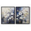 FLORAL Series CECII - Impression encadrée de qualité supérieure - prête à être accrochée - aucun clou requis - aucun clou requis-107997543-107997540
