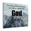 Men Are Possible With God - Wrapped Canvas Print-1289449699