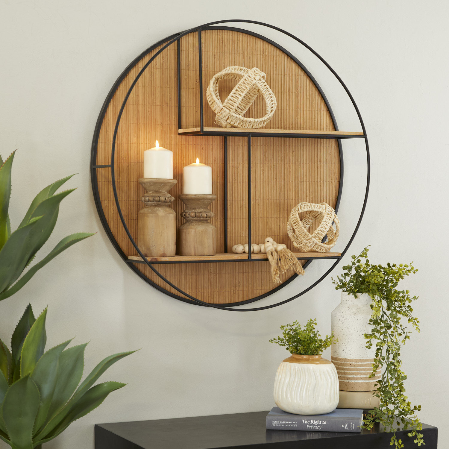 Trenholm 3 Piece Circle Accent Shelf