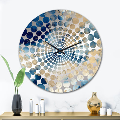 Maydee - Abstract Liquid Ink Wall Clock