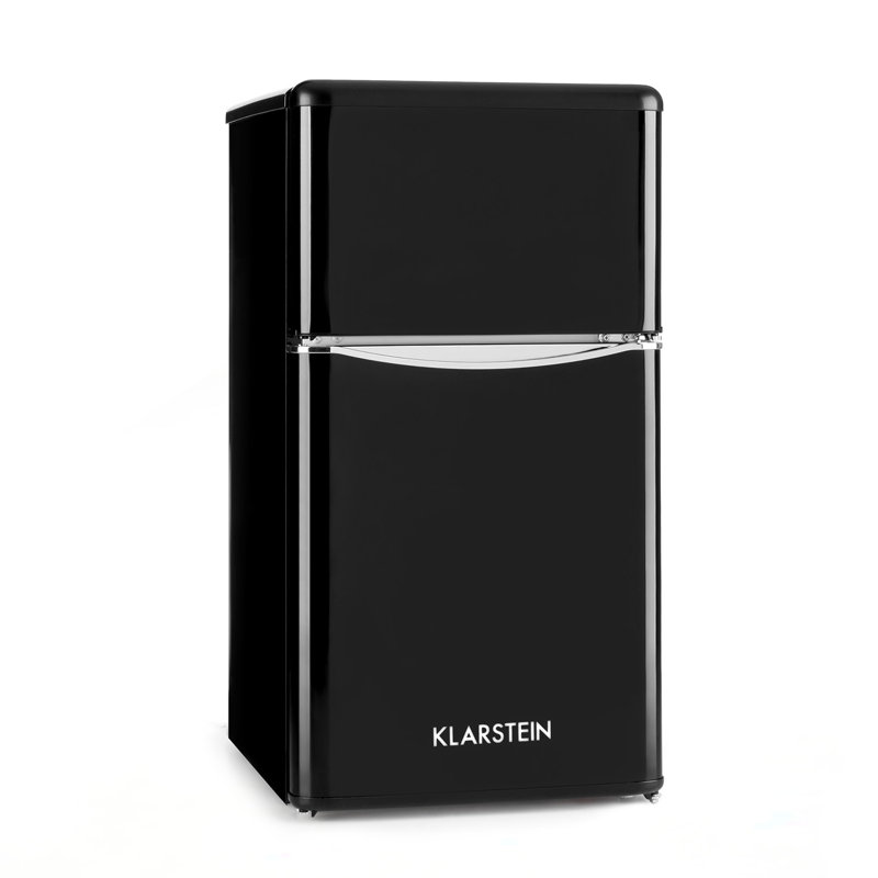 Klarstein Monroe 61m³ L Freestanding Mini Fridge, Black