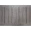 Table rectangulaire à hauteur de comptoir de style transitionnel, finition antique, bois d'hévéa, 2 battants, rangement fonctionnel, matériau de bois moderne pour la salle à manger de la cuisine, compartiments de rangement, utilisation