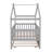 Wooden House Bed With  Trundle-781824790