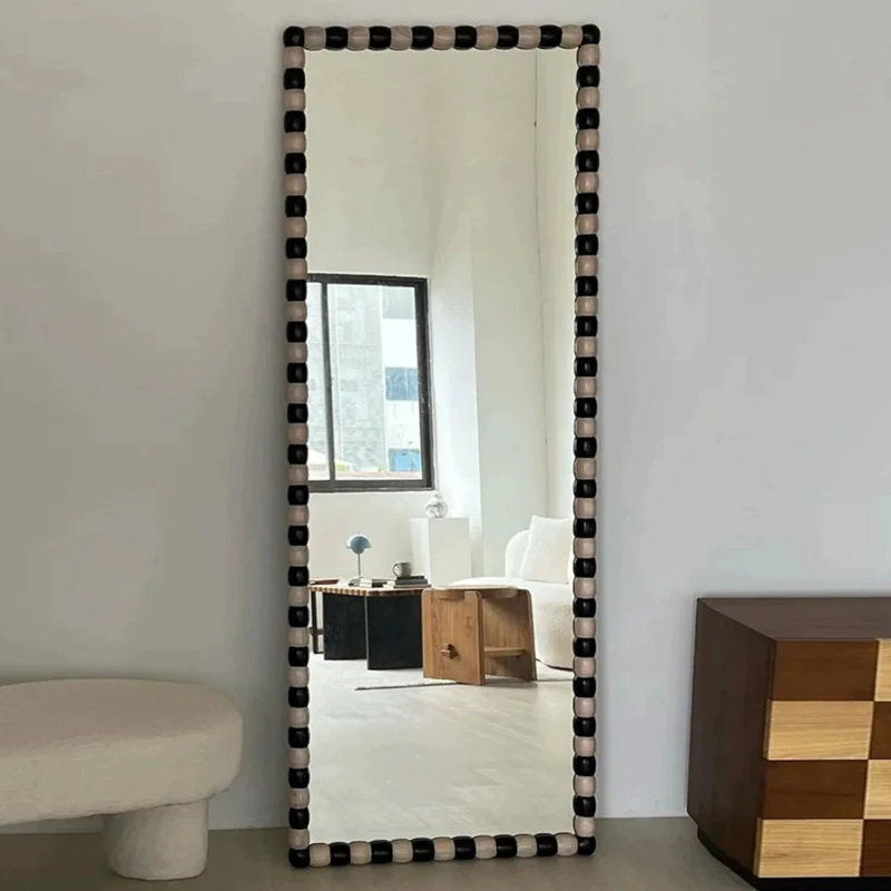 Miroirs pleine grandeur rectangulaires en bois manufacturé, 66.93" H x 27.56" W