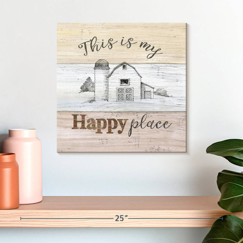 Khylige Farmhouse I Wall Sign, 16" H x 16" W