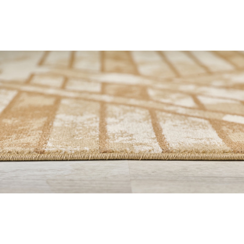 Hirendra Rectangle Geometric Hand Woven Area Rug, Rectangle 200 x 290cm