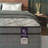 Mattresses, NapQueen Elite Series Machka 10” King Cooling Gel Memory Foam Hybrid Mattress, CertiPUR-US, Made in USA | Foam+Spring | Light Gray+Ivory-1323775617-1323775623