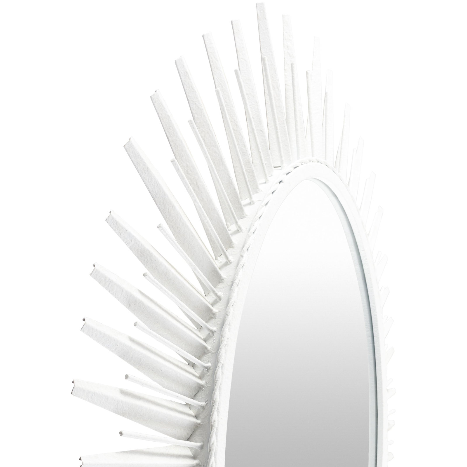 24" Metal Oval Accent Mirror