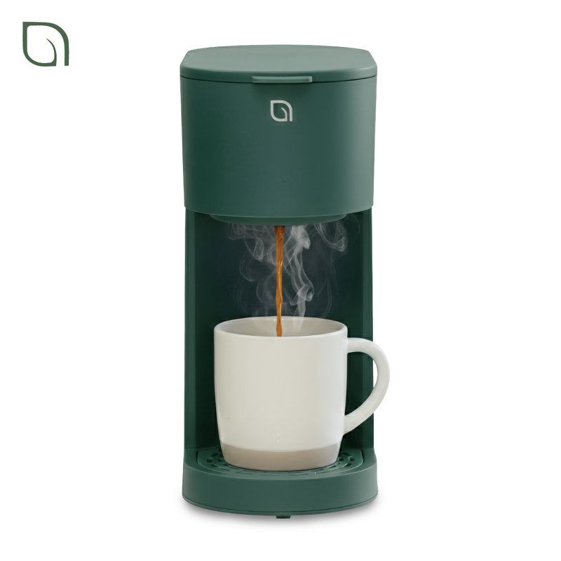 Cafetière à portion unique Willow - compatible avec les dosettes K-Cup - vert, Vert