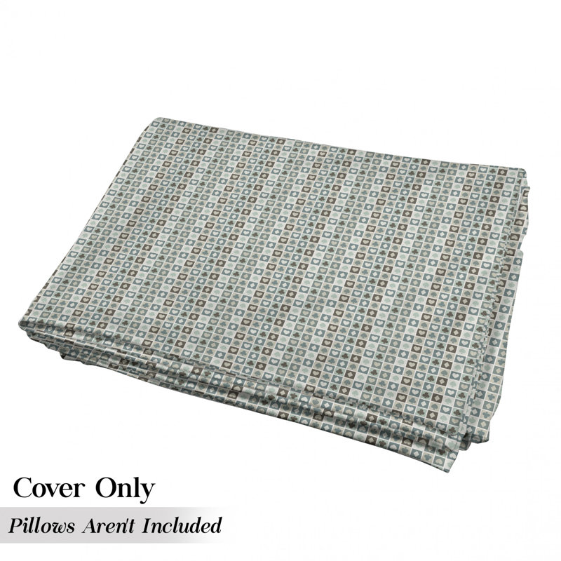 Housse de coussin d'extérieur Card Suits, H 2 po x l 27 po x P 88 po