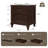Transitional 27.5" 3-drawer Nightstand With Hidden Outlets, Pull-out Shelf & Elegant Solid Wood Legs-1776356755-1776356752