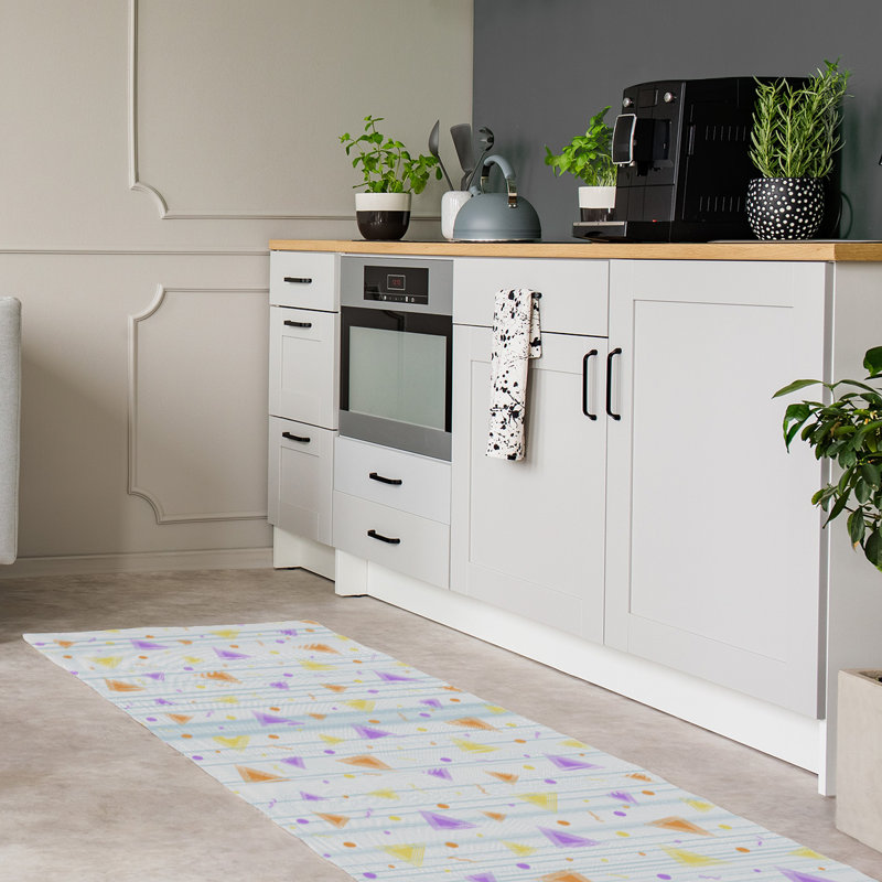 Chenille Geometric Indoor Rug, Runner 2'6" x 8'