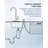 Single Handle Stainless Steel Pull-Down Kitchen Faucet with Air Gap Kit Combo-101996602