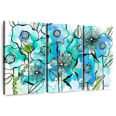 Jardin Harnek aux tons bleus