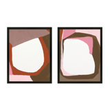 Ultra Violet Set Of 2 Print by Andrea Stokes