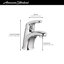Robinet pour salle de bain à un trou avec ensemble de drain Colony Pro-19625699-19625701