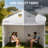 Commercial 10 Ft. W x 10 Ft. D Instant Canopy Pop Up Tent with Center Lock-108466749