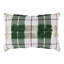 Holiday Plaid Cotton Throw Pillow