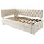 Platform Bed, Upholstered Bed with Pull-Out Bed, 3ft Single Sofa Bed-561085528