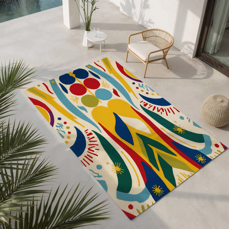 Lush Vibe Indoor And Outdoor Area Rug, Rectangle 1 pi 6 po x 2 pi 6 po