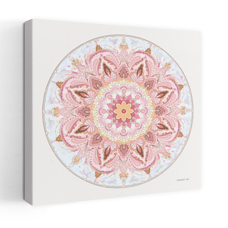 Goa, mandala I, art floral, H 32 po x l 32 po