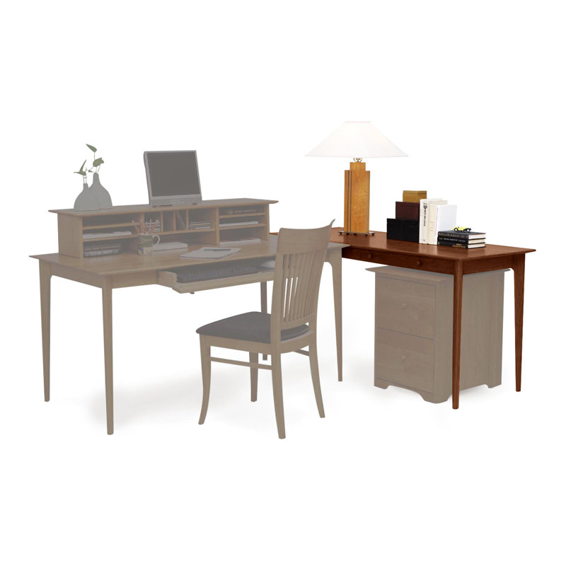 Sarah - Retour avec plateau pour clavier, Cerise cognac