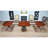 Cearley Mahogany Solid Wood Dining Table