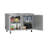 48 in. Two Door Commercial Undercounter Refrigerator in Stainless-Steel 11 cu. ft. (KM-UCR-2DSS)