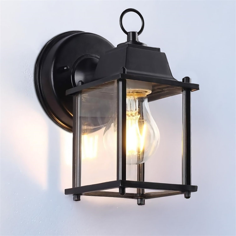 Matte Black 11.5cm H Outdoor Sconce