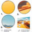 «Yellow Sand Dunes Serenity - Desert», art mural en métal-1271759527