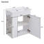 Meuble-lavabo flottant de 21,6 po avec lavabo en céramique et rangement à gauche pour les espaces compacts-2102918525