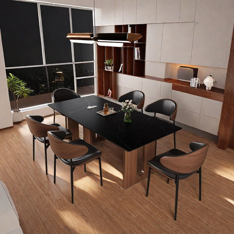 Ensemble de salle à manger Luxury, H 29,5 po x L 55,1 po x l 31,4 po
